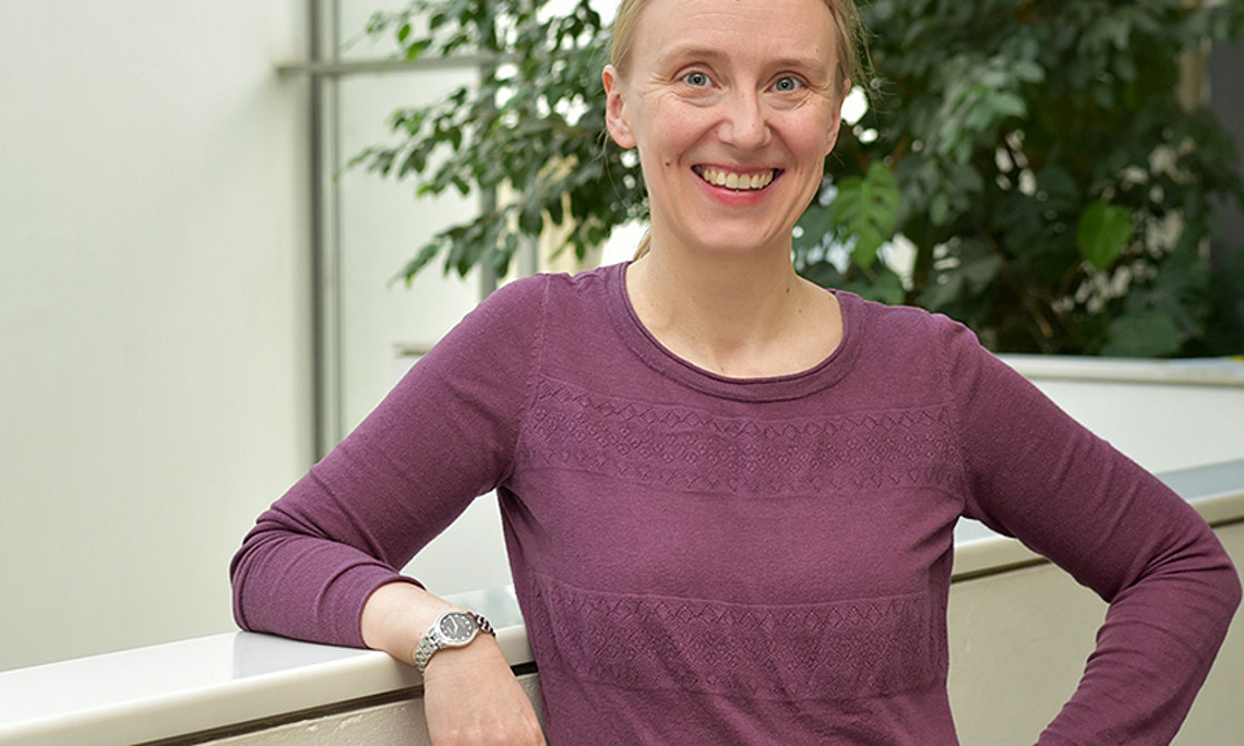 Linguist Anouschka Foltz at the Department of English Studies