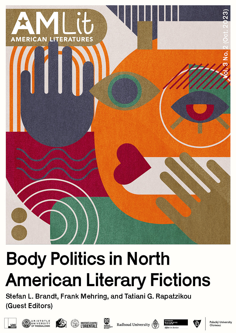 This special issue of AmLit, titled Body Politics in North American Literary Fictions, offers a comprehensive exploration of the intricate relationship between the human body and politics in a diverse range of North American literary works. ©AmLit
