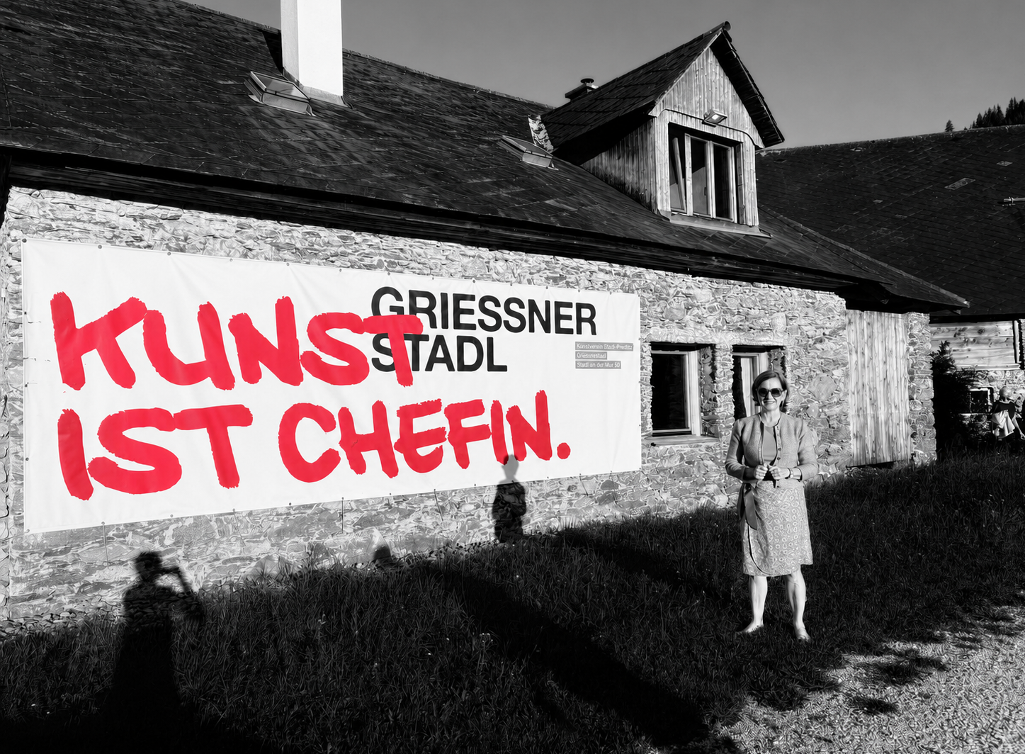 Griessner Stadl ©Barbara Stelzl-Marx vor dem Griessner Stadl © BIK