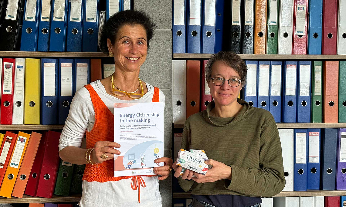 Brigitta Lurger (left) and Katja Corocran 