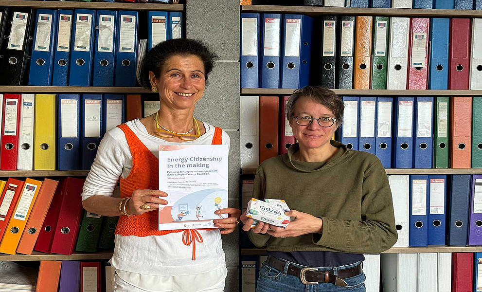 Brigitta Lurger (links) und Katja Corocran 