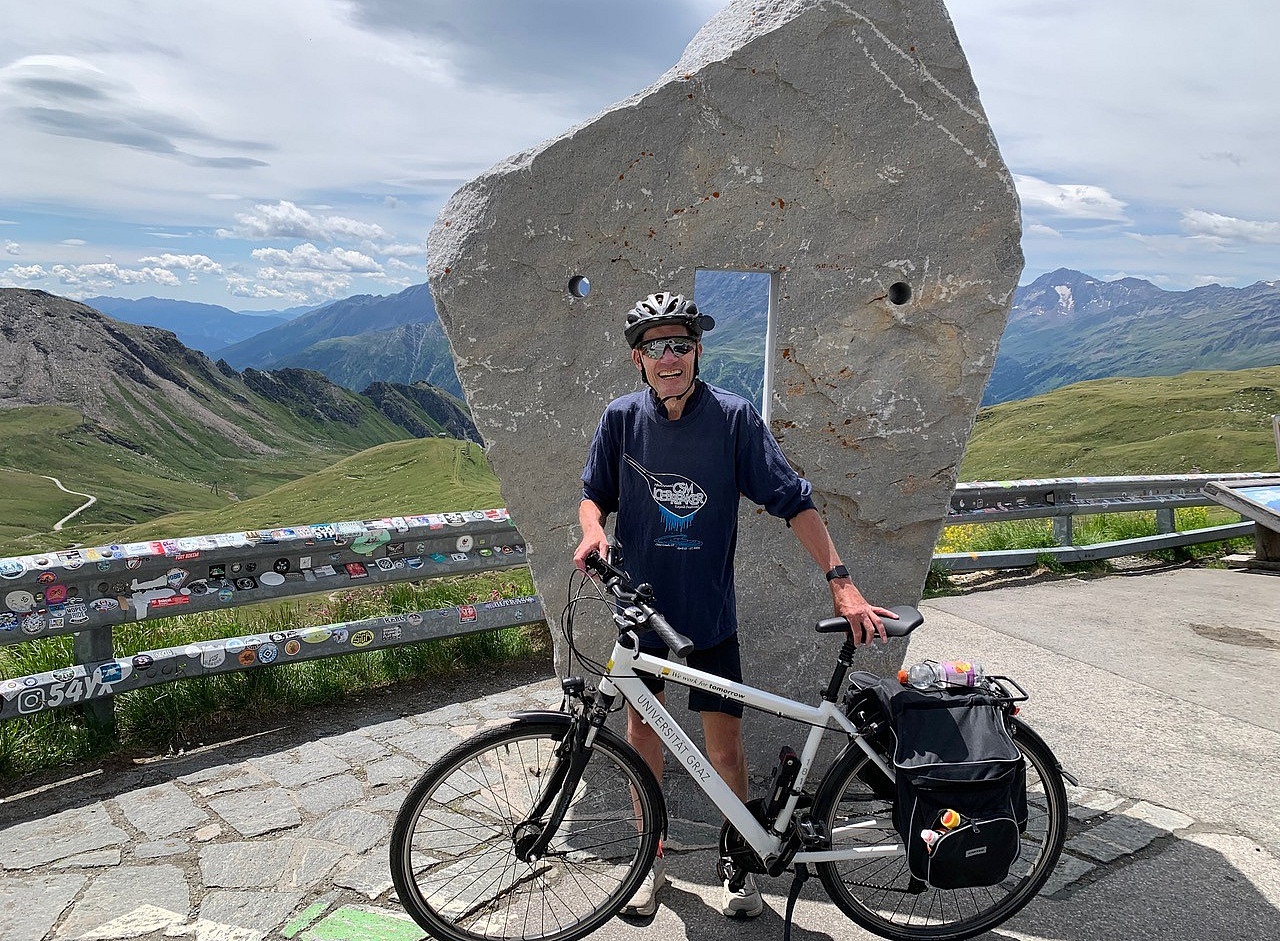 Gregory Kopp at the Hochtortunnel ©G. Kopp