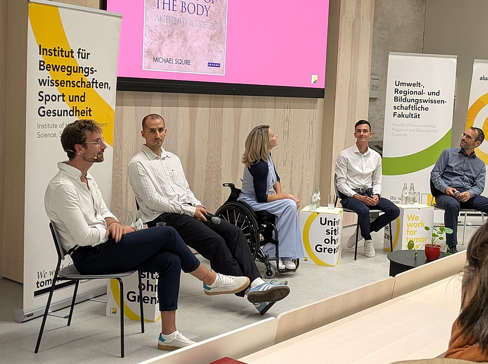 Tarik Orliczek at the panel discussion ©Mateja Marsel/Uni Graz