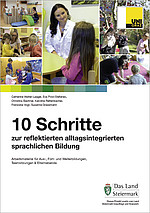 Cover Arbeitsmaterial 10 Schritte zur reflektierten alltagsintegrierten sprachlichen Bildung