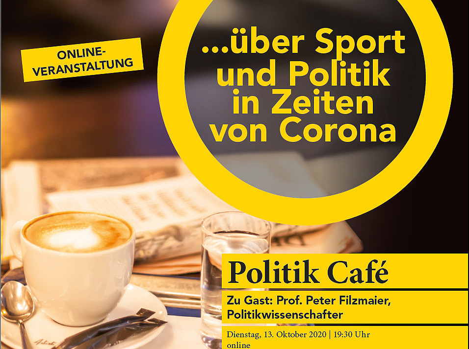 Aufgrund von Corona erstmals online: Politik Café mit Peter Filzmaier. Foto: Uni Graz 