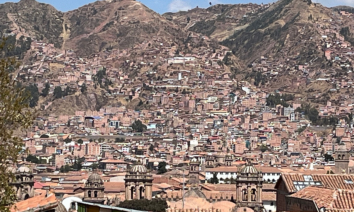Blick auf Cusco, Foto: Bernd Hillebrand