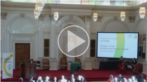 Screenshot aus uniTUBE: Stimmen über das Wegener Center, Begrüßung und Grußworte 