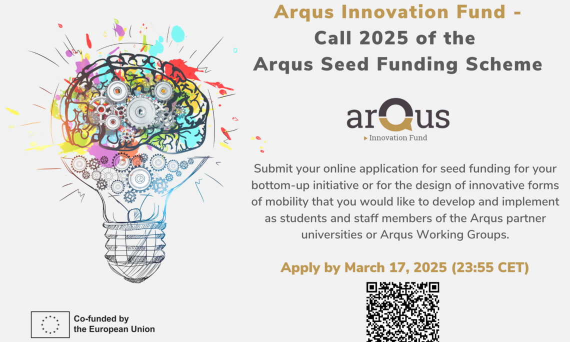 Call Arqus Innovation Fund, Deadline 17. März