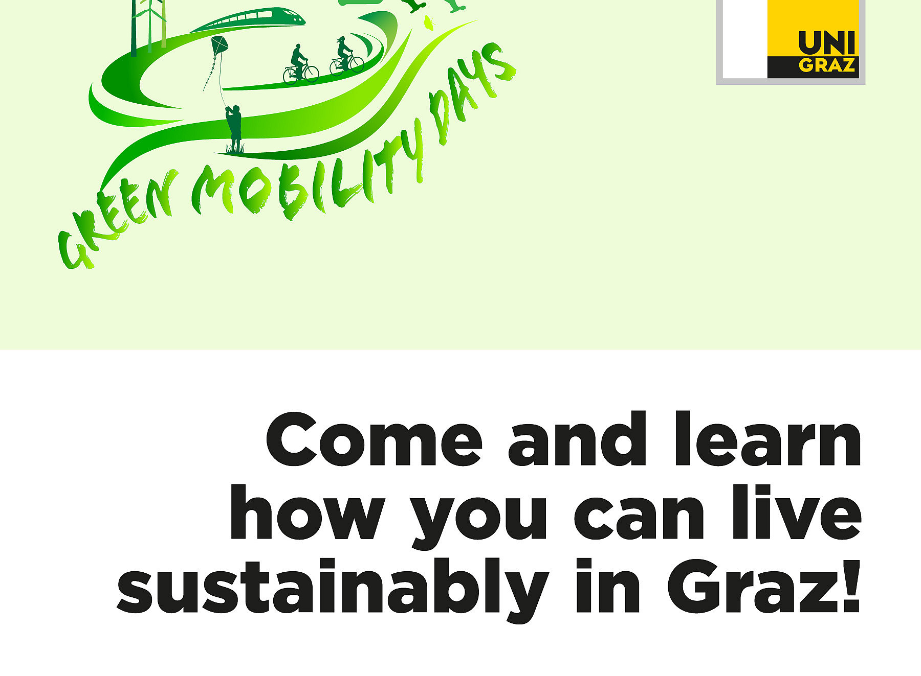 Uni Graz Arqus Office Flyer for Green Mobility Days 