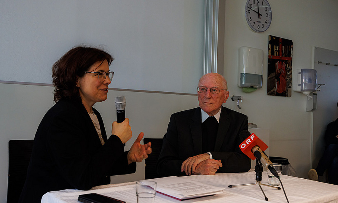 Prälat Städtler und Prof. Sohn-Kronthaler