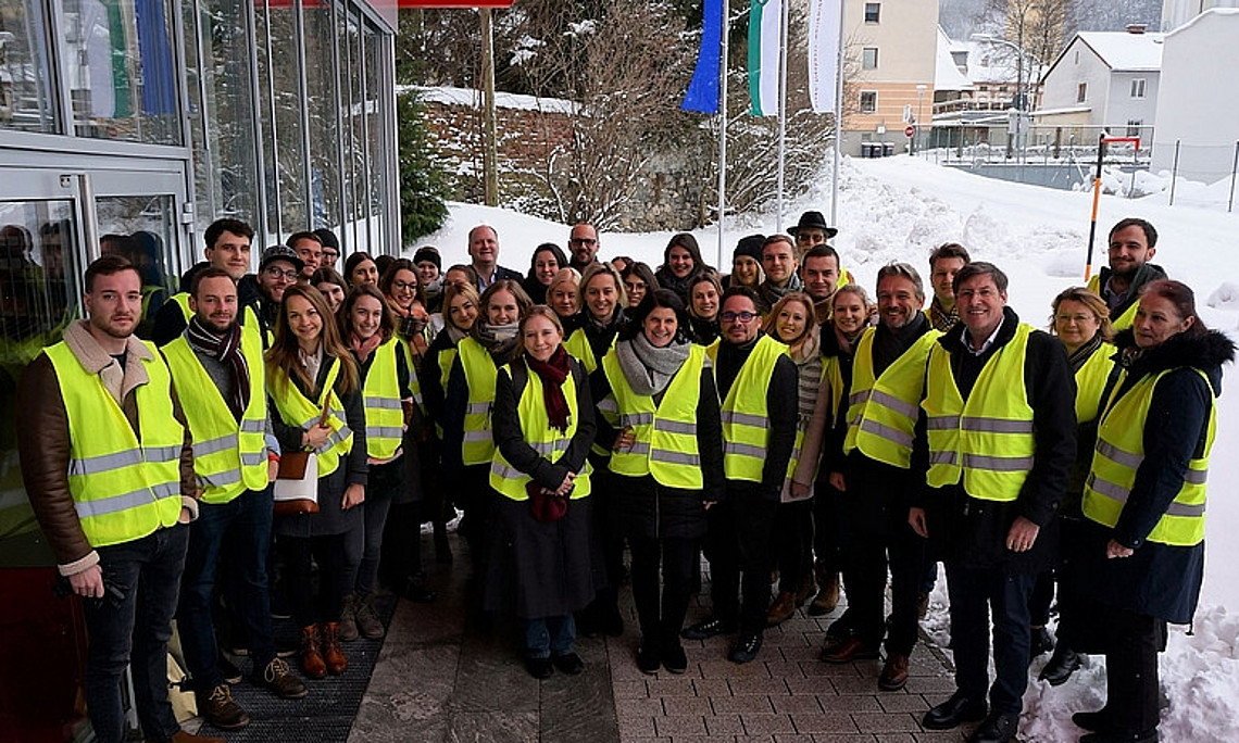 Gruppenfoto Exkursion
