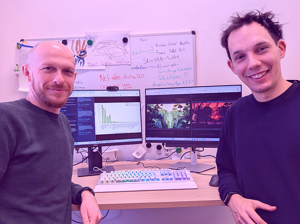 Manuel Ninaus und Moritz Edlinger ©Uni Graz