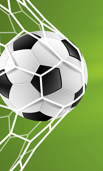 Fußball im Tor; Bild: iStock