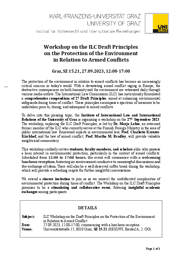 ILC Workshop Invitation 