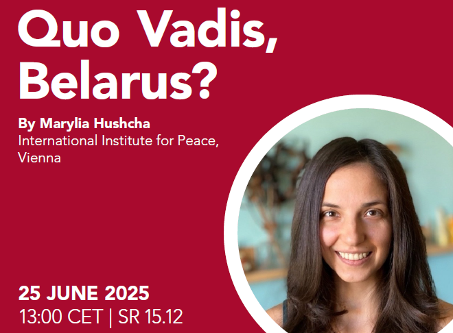 Poster Quo vadis Belarus 