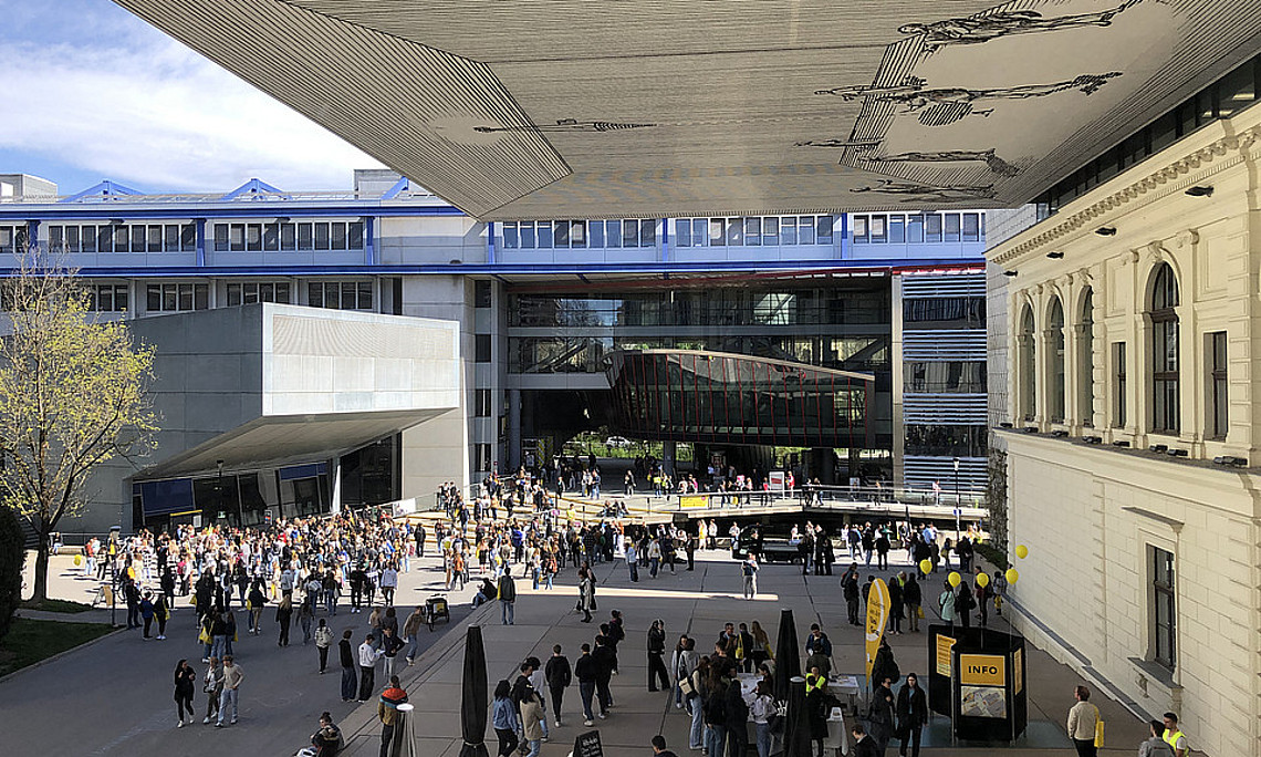 Blick auf den Unicampus