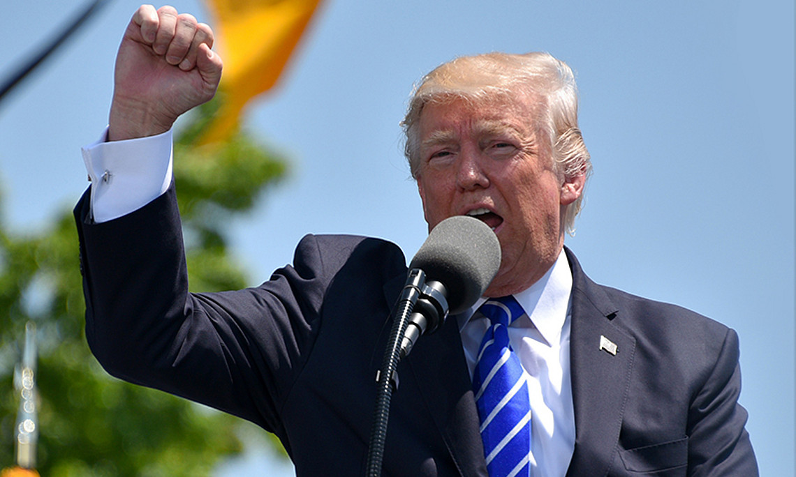 Ist Donald Trump ein Populist par excellence? Diese Frage wird bei der Ringvorlesung am 19. Juni diskutiert. Foto: geralt/pixabay.com