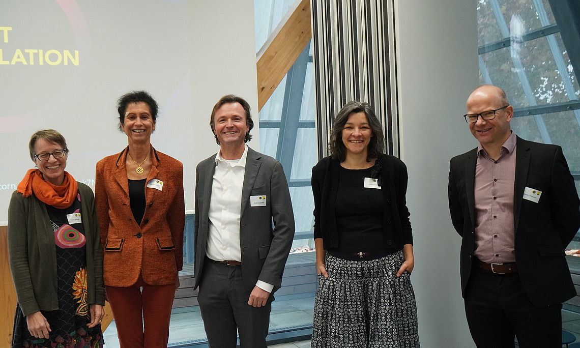 Katja Corcoran, Brigitta Lurger, Johannes Zollner, Juliane Jarke, Stefan Thalmann (v.l.n.r.)
