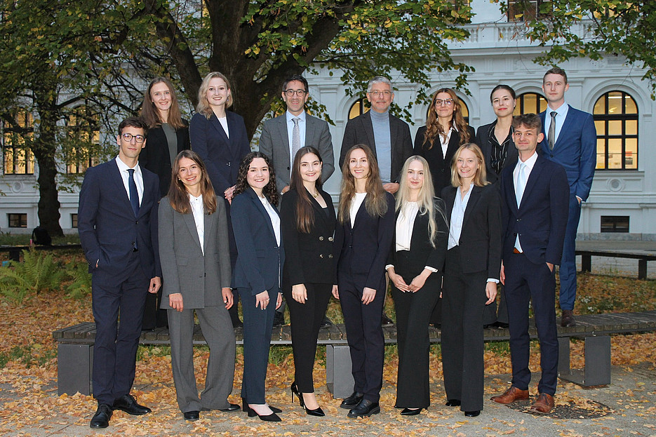 Das diesjährige Vis Moot Team (2025/26) ©Michelle Michalek