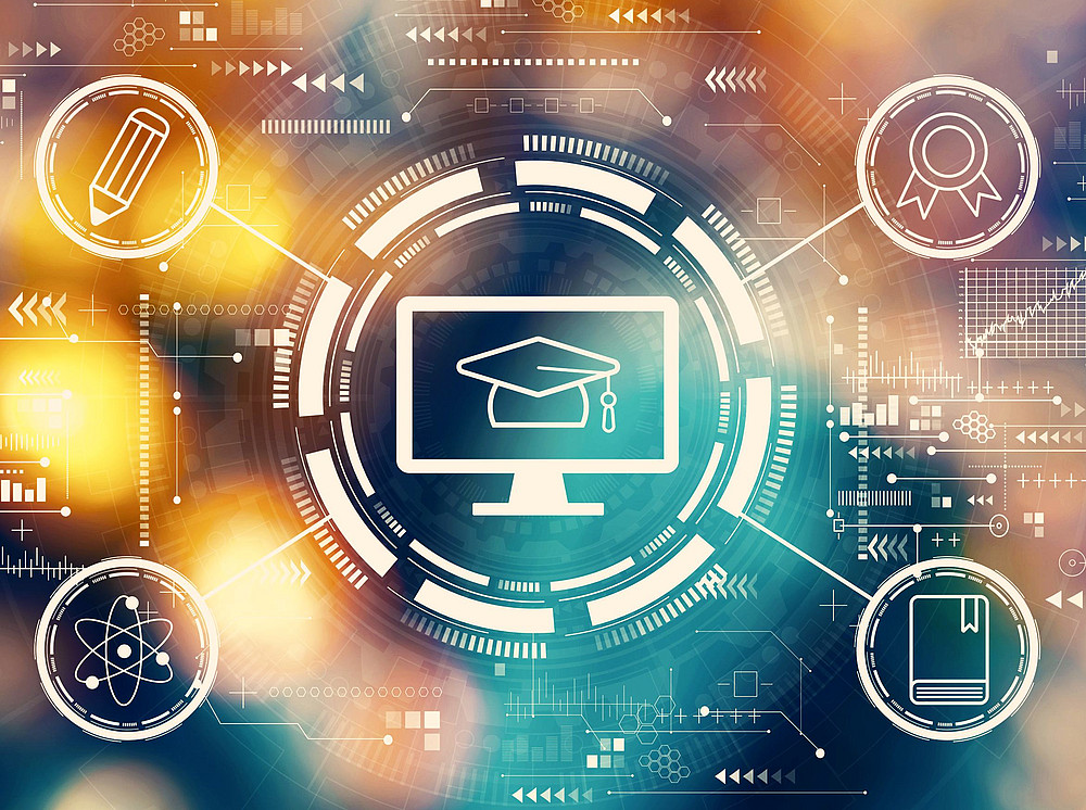 Abstraktes Bild zum Thema E-Leraning ©Copyright (c) 2022 TierneyMJ / Shutterstock.