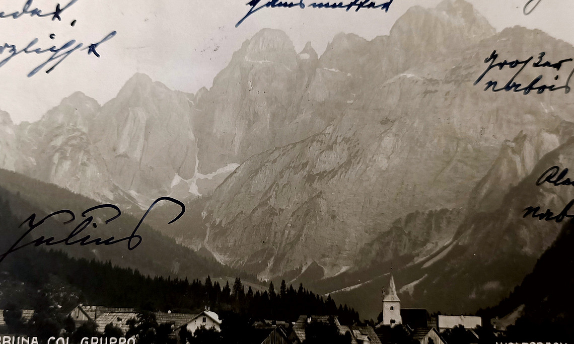 Berge, Postkarte