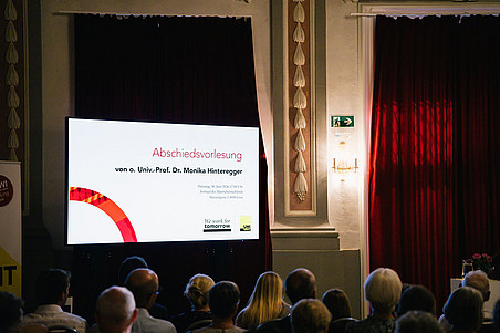 Abschieds-Vorlesung Prof. Hinteregger ©Georg Obetzhofer