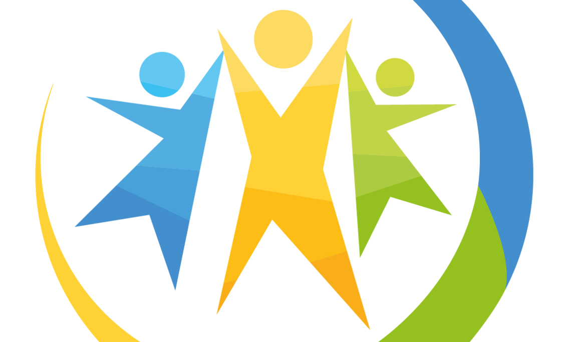 Logo IMAS II - Drei Menschen in einem Kreis