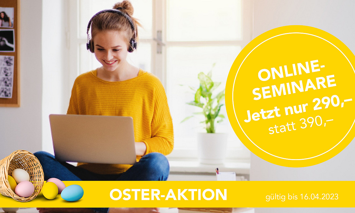 UNI for LIFE Oster-Aktion: Online-Seminare für nur 290,- statt 390,-