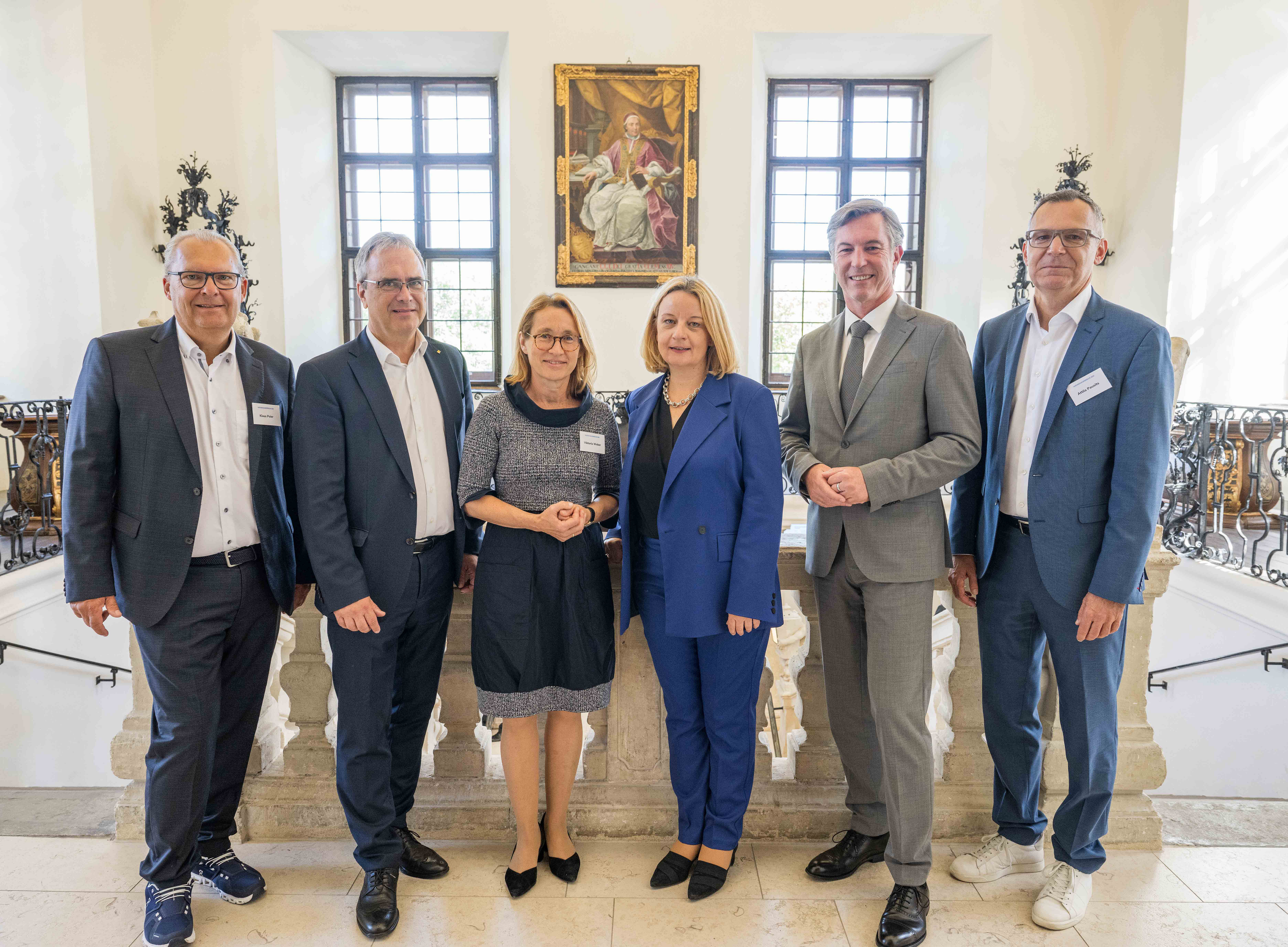 v.l.n.r. Klaus Poier, Peter Riedler, Viktoria Weber, Brigitte Hütter, Elmar Pichl und Attila Pausits. ©Juergen Fuchs