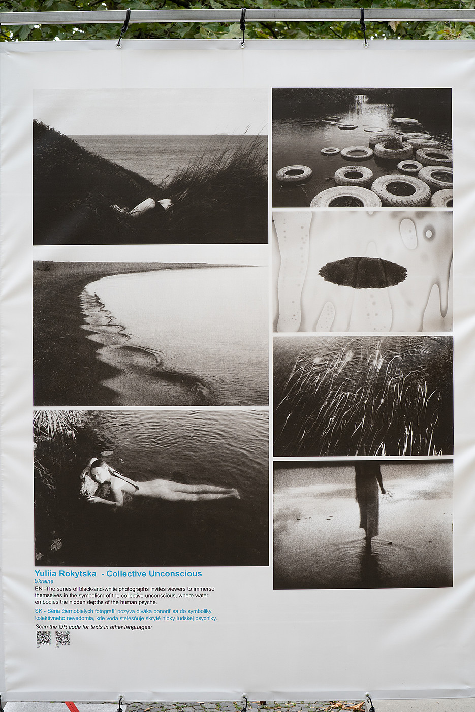 Yuliia Rokitska’s Collective Unconscious at the Slovak Press Photo 2025 exhibition ©Manuel Madaini