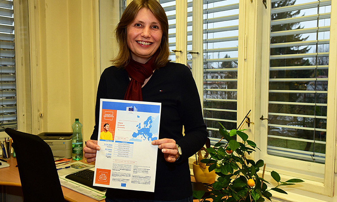 Ist das Grazer "Gesicht" der Action Line 4: Daniela Unger-Ullmann. Foto: Uni Graz/Leljak. 