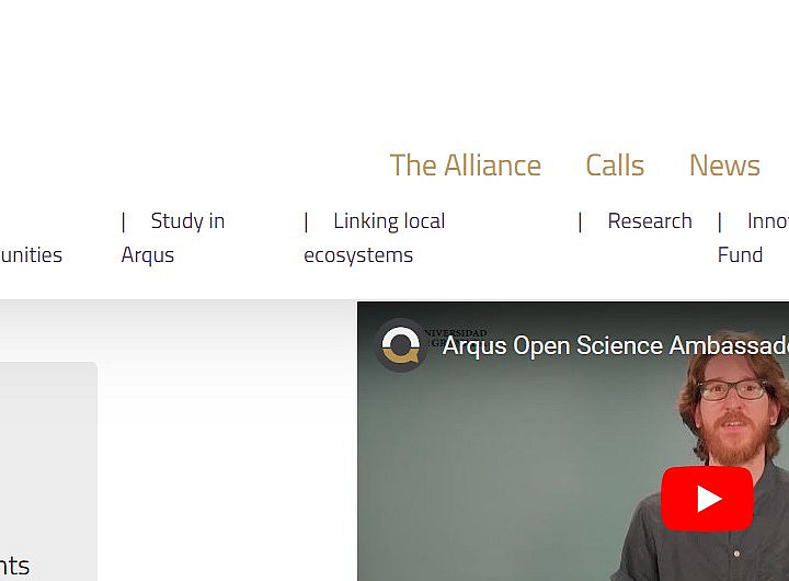 screenshot from arqus website 