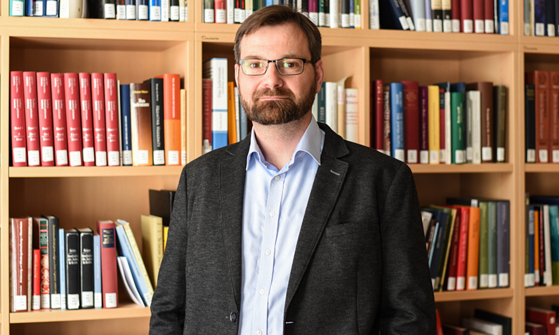 Gerald Lamprecht ist seit 1. März 2018 Professor für jüdische Geschichte unter besonderer Berücksichtigung der Zeitgeschichte an der Universität Graz. Foto: Uni Graz/Tzivanopoulos