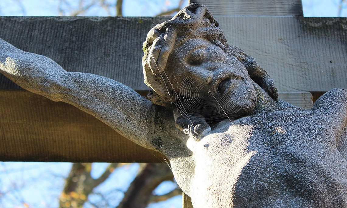 Jesus am Kreuz