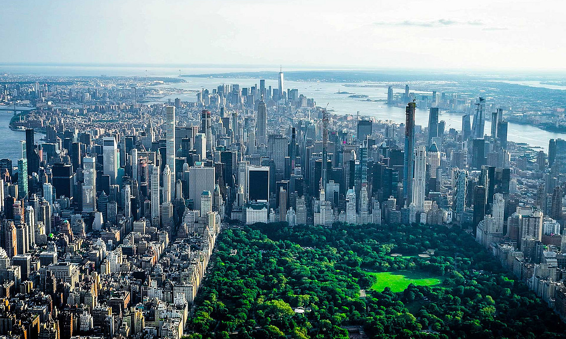  New York City with Central Park