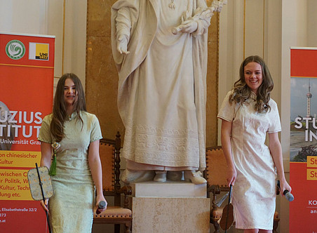 Eva Hierländer und Miriam Halmer 