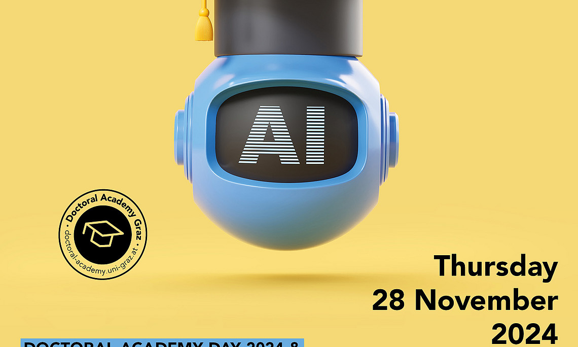 Poster for the Joint Doctoral Forum on AI in Academia 