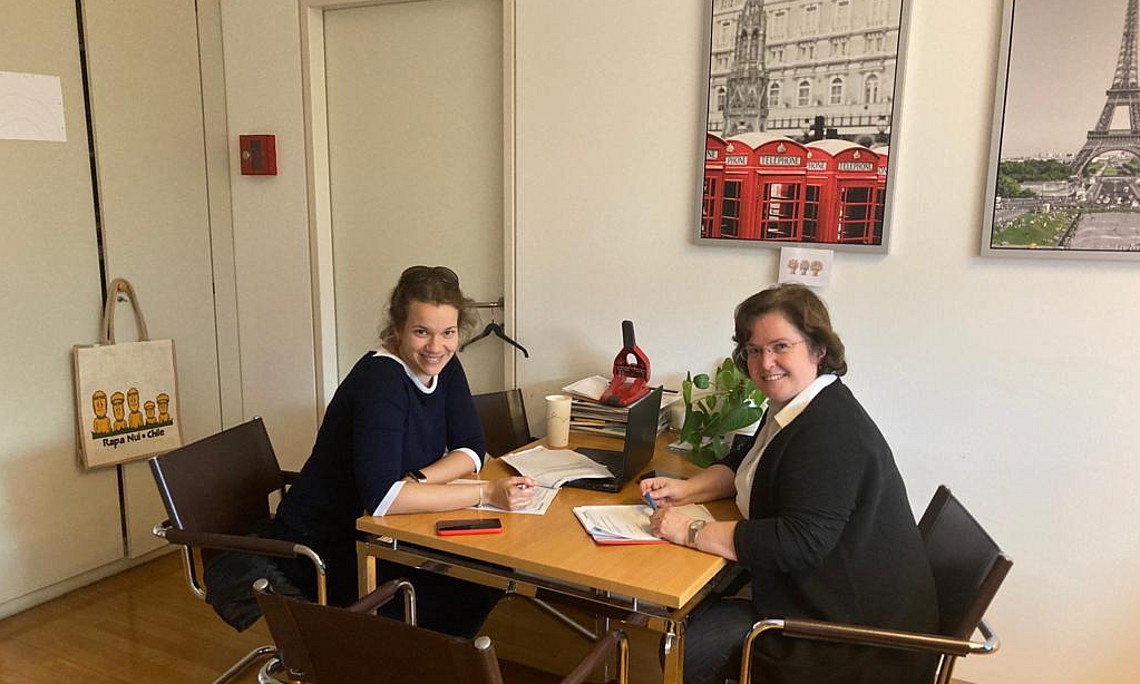 Dr. Ulla Fürstenberg und Dr. Judit Dombi