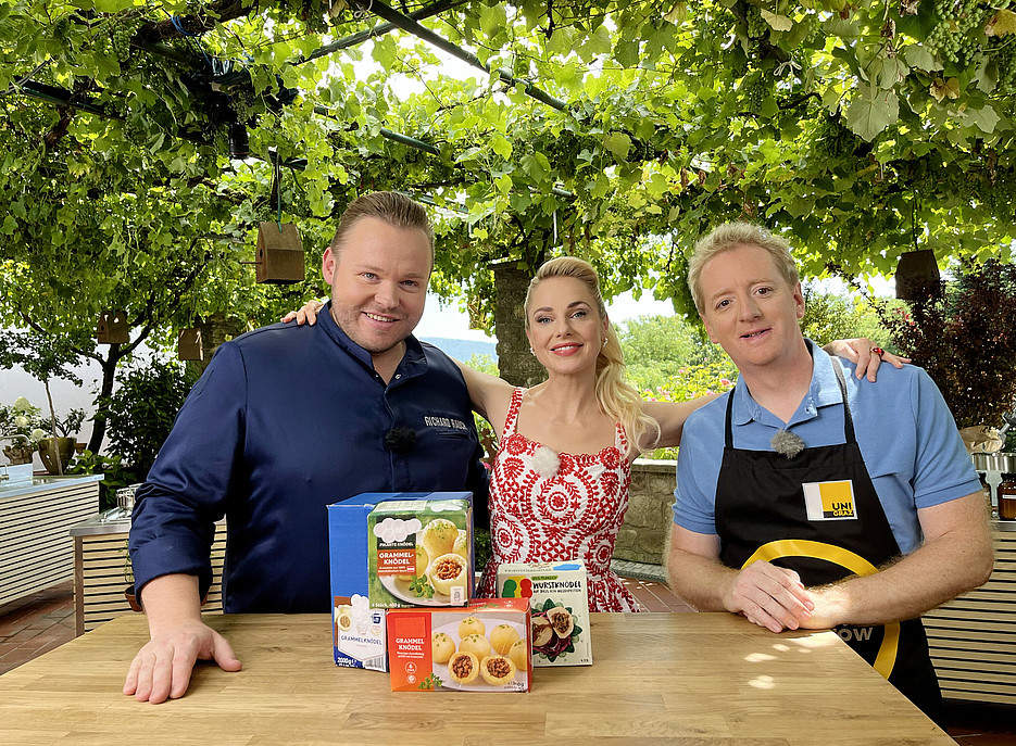 Richard Rauch, Silvia Schneider und Fritz Treiber (v. l. n. r.) bei „So isst Österreich besser“ | Foto: ORF 