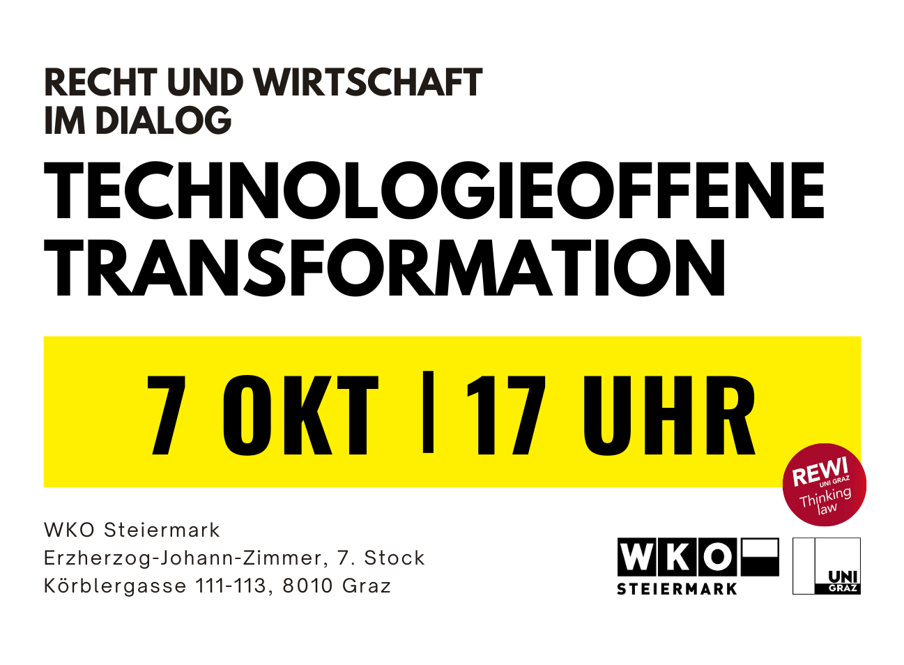 Veranstaltung Recht und Wirtschaft im Dialog technologieoffene Transformation 