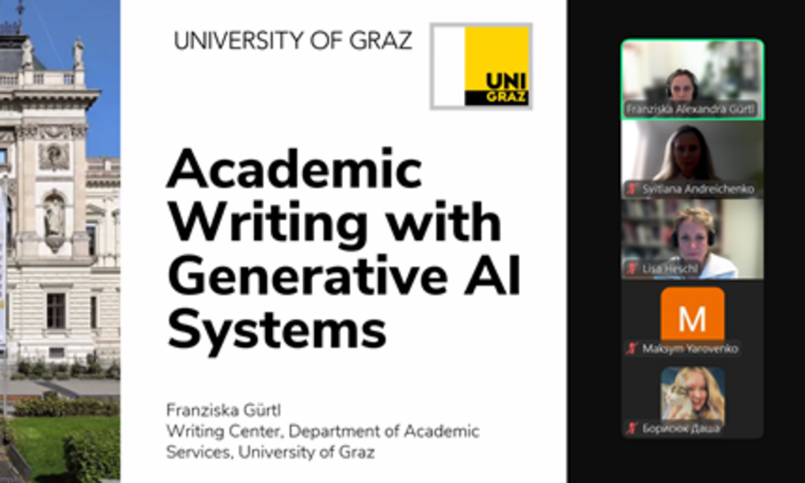 Screenshot webinar