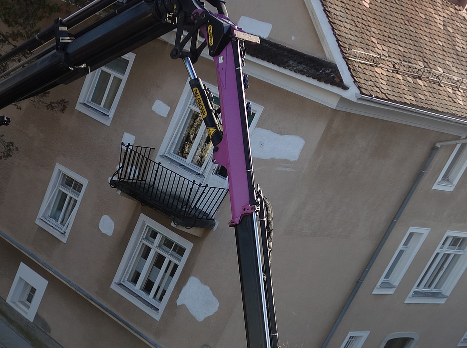 Mobile Kräne ©Uni Graz/Benal