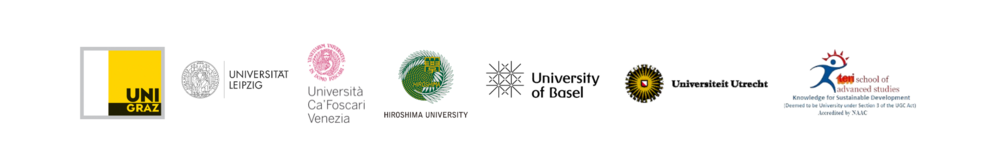 logos of partner universities of the joint international master in sustainable development 