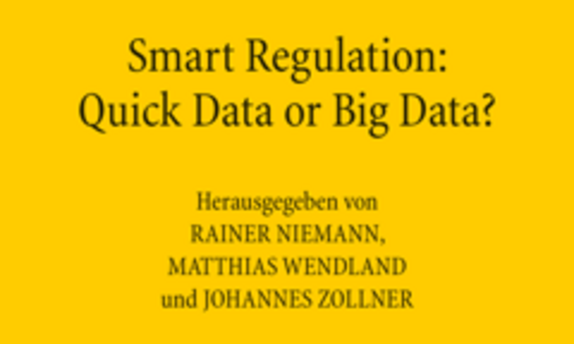 Cover des Sammelbands "Smart Regulation"
