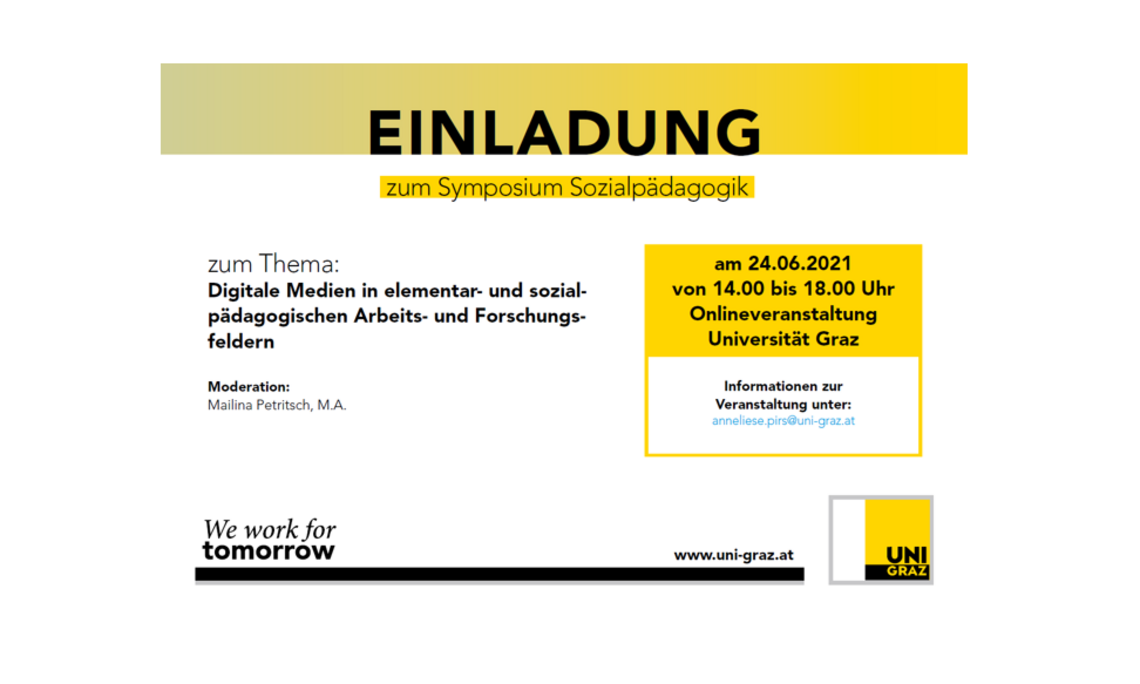 Einladung zum Symposium Sozialpädagogik