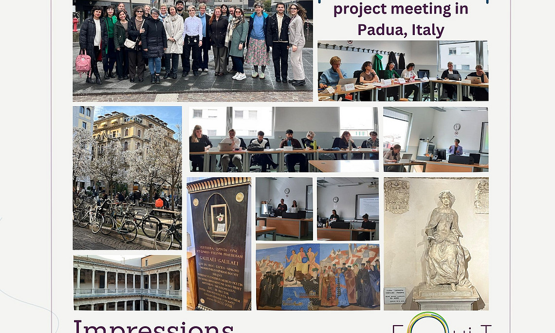 Gruppenfoto Projektmeeting Padua