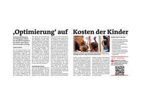 "Woche Steiermark" Artikel mit Bettina Zeidler