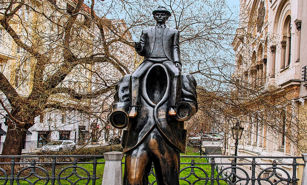 Kafka-Statue in Prag
