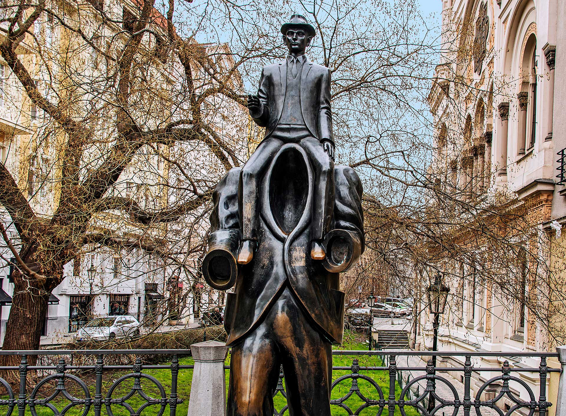 Kafka-Statue in Prag 