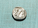 Münze aus dem antiken Athen ©Uni Graz/Tzivanopoulos